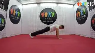 Pompes classique jambe tendu - Exercice WWW.BOUGETONCORPS.NET