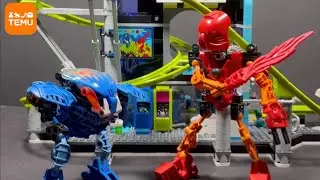 Бой БИОНИКЛ в Мире Роботов - ОБЗОР НАБОРА TEMU TOYSMASTER!