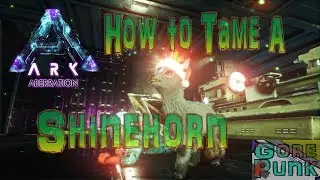 Ark Survival Evolved - How to Tame A Shinehorn! (2017)
