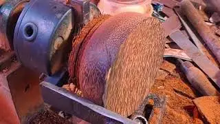The Beautiful Palm Wooden Bowl#Creative the Palm Wood#Local Palm Wood Products. 