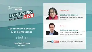 Lean Leaders Live: Meet the Speaker &ndash; Stephanie Barnes