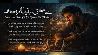 Yeh Ishq Tha Ya Ek Gehra Sa Dhoka | Sad Urdu Song | Heartbreak Poetry