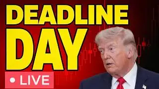 🚨LIVE DAY TRADING NQ FUTURES! TRUMP'S DEADLINE IS COMING