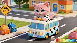 Cute Cat&rsquo;s Transportation Song Adventur🎉 Comel's cat story | Cat america