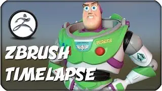 Buzz Lightyear (Toy Story) Zbrush Sculpt Timelapse - Sergio Hualde