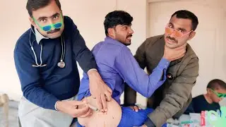 Doctor ne SuiWala injection Lagadia #injectionvideo #viralinjection 