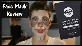 SNP Whitening Mask Review (Panda) | Face Mask Fridays | RandomJosh