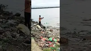 Mahanadi bridge ra big fish..#river #fshares #fishcathing.