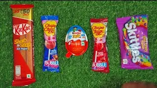 ASMR Most Popular Candys / some lots of colorful rainbow lollipop candy / unpacking chocolate eat