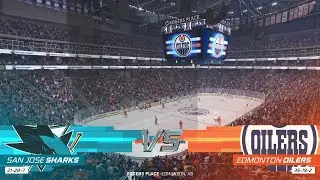 NHL 22 Full Match - San Jose Sharks vs Edmonton Oilers - Simulation
