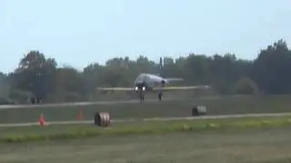 US Navy North American T-39 Sabreliner Arrives at EAA Airventure 2012