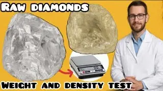 How to Identify Real Rough Diamonds | Simple Weight & Density Test