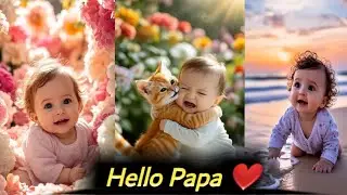 Cute Baby Talking 