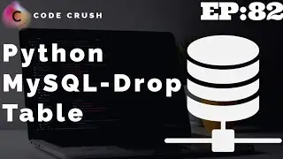Python Database Connectivity MySQL | Drop Table MySQL Python | Drop Table If Exists