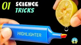 Highlighter and lemon experiment || how to remove highlighter writing || #science​ @souravjvlogs 