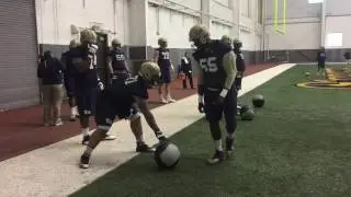 Pitt Offensive Line Drill -- GA James Patton