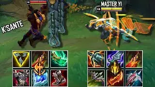 K'SANTE vs MASTER YI FULL BUILD FIGHTS & Best Moments!