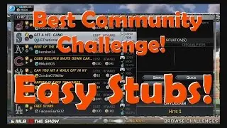 MLB 15 The Show: Best Community Challenges #1, Easy Stubs!!!