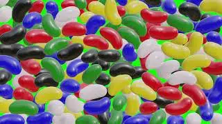 4K Green Screen Jelly Beans | Free Footage