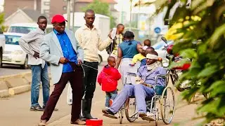 Drunkard  Peeing on a Sick Person