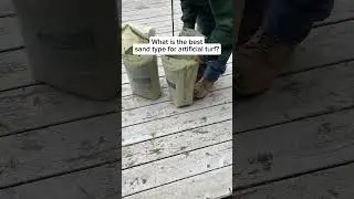 🌱 What is the best sand type for artificial turf?