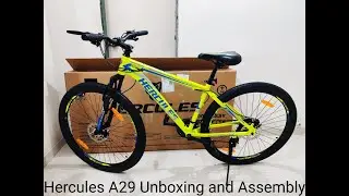 Hercules A29 R1 Top Gear MTB Cycle Unboxing and Assembly 13000Rs.