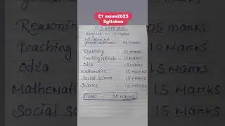ct exam 2025,syllabus