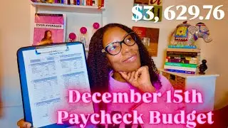 Budget my paycheck with me | After paying off $111,722.47 of debt #debtfreejourney #moneymanagement 