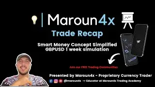 Smart Money Concept (SMC) Simplified - GBPUSD 1 week simulation