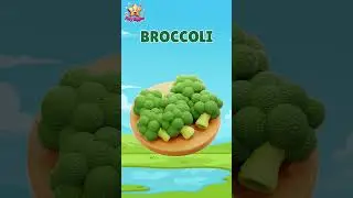 5 Vegetable Words for Kids | Learn with Real Slices | Vegetable Name