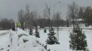 Barack Obama's motorcade in Ottawa, Canada