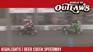 World of Outlaws Craftsman Sprint Cars Deer Creek Speedway July 6, 2017 | HIGHLIGHTS