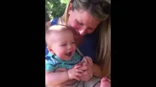 Baby bites mom