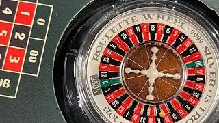 1.5 oz Silver Roulette Wheel - Rotating Silver $3 Coin From Niue - Minted by PAMP 2023