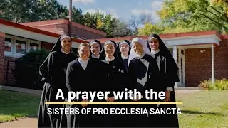 A prayer with the Sisters of Pro Ecclesia Sancta