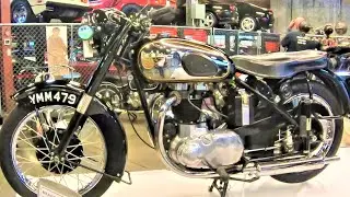 1953 BSA A10 Golden Flash Classic Vintage motorcycle Close-up View
