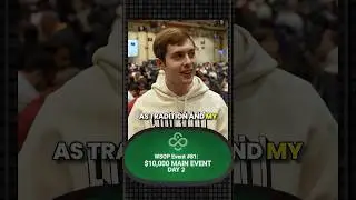 World Series of Poker Tradition and Superstition