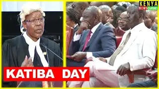 THIS WOMAN! Attorney General Dorcas Oduor addresses Ruto & Raila on Katiba Day Commemoration at KICC