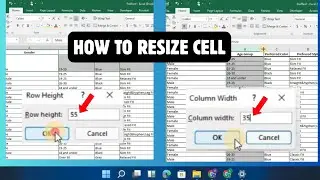 How to increase cell size in excel in 2025
