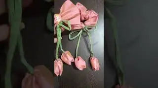 DIY hair 🌷accessories | Easy Handmade Bow hair clip and scrunchies 