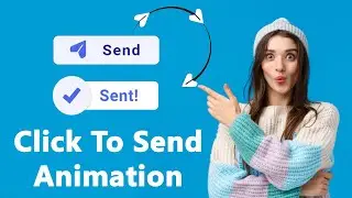 Click To Send Animated Moving Send Button With HTML & CSS | Web Tech