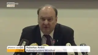 Pressekonferenz Polizei München zur Terrorwarnung am 01.01.2015