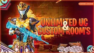 Pubg tdm&wow Custom or Tournament rooms in uc giveaway live stream