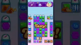 Candy Crush Saga Level 6843 | No Boosters