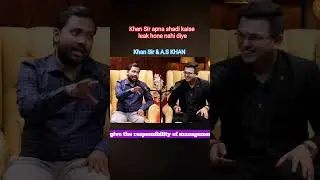 Khan Sir's Take on Privacy shadi :Shubhankar Mishra Podcast highlights #education #khansir #pwmoti