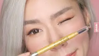 Brow Tutorial / Swatch: Excel Powder and Pencil Eyebrow EX - all 8 shades!