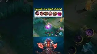 Dyrroth Best Build 2025 Exp Lane lifesteal #mobilelegends #dyrroth