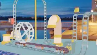 Creating a 3D Children's Playground in Blender | Step-by-Step Tutorial
