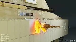 Vertical explosive reactive armor, their construction and method of operation