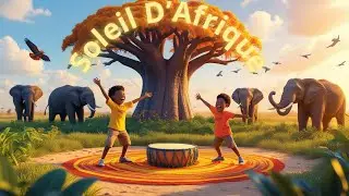 🎵 Soleil d'Afrique 🌞 | Chanson pour Enfants | Comptine Anim&eacute;e en 3D